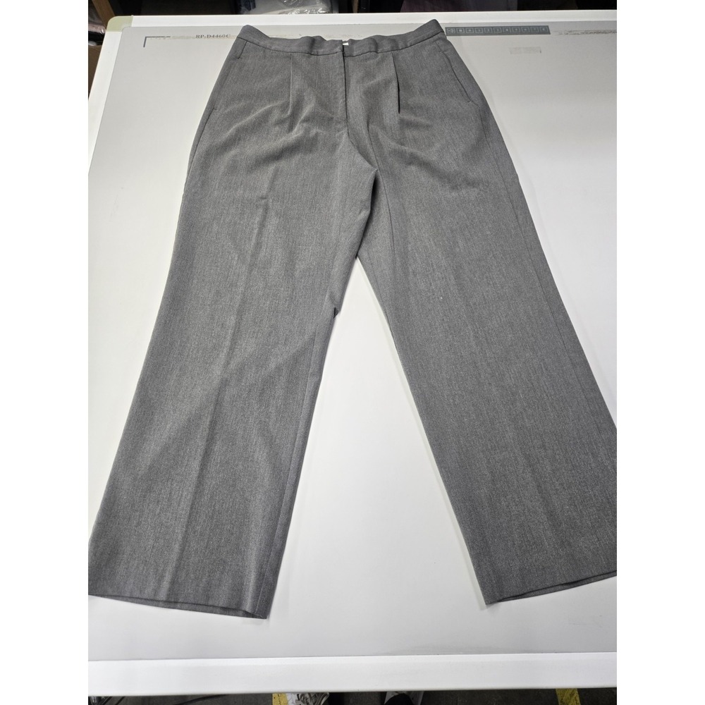 Liz Claiborne Liz Sport Women's Pants Kylie‎ Gray Size 16 Stain Resistant